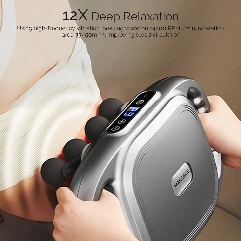 SerenGun 12-Head Deep Tissue Fascia Massager