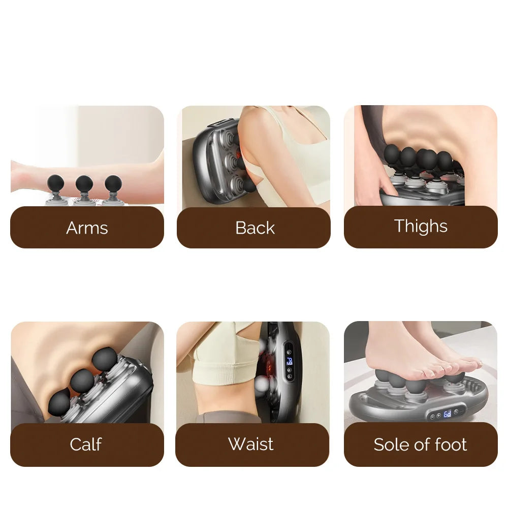 SerenGun 12-Head Deep Tissue Fascia Massager